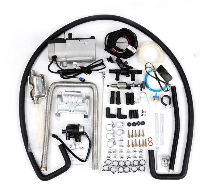 5KW 12V Diesel Coolant Liquid Heater LCD Switch 5000m Working Altitude