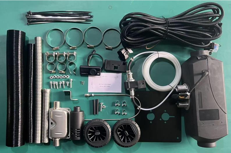 Hot sales China Diesel Air Heater Black 2000W 12V Diesel Air Heater With LCD Switch Kit Bluetooth App controller