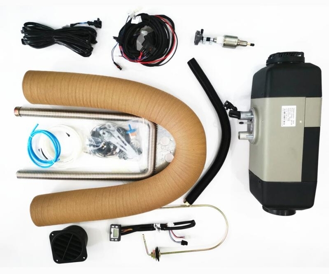 5KW 12V Diesel Air Heater LCD Switch 5000m Working Altitude