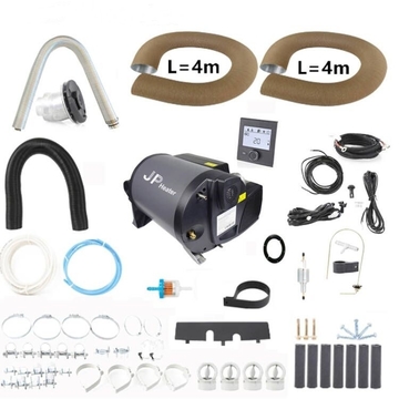 4KW Diesel +2KW Electric Air and Water Combi Heater Bluetooth App Controller 5000M Working Altitude Silent Version