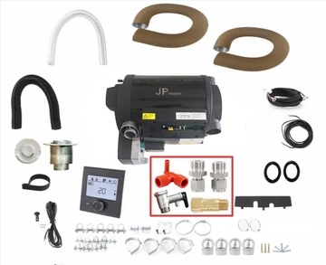 6KW LPG + Electric Air and Water Combi Heater Bluetooth App Controller